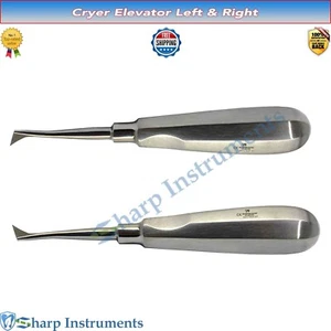 Cryer Elevators Right/Left Root Tooth Extraction Luxating Socket Dental Surgical - Picture 1 of 11