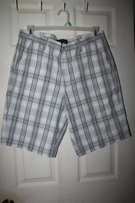 Apt. 9---Pantalones cortos a cuadros 100 % algodón para hombre --36 Foto 1 de 3