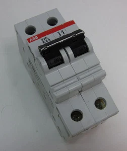 ABB S272-K8 Mini Circuit Breaker, Type K, 2-Pole, 8A - Picture 1 of 3