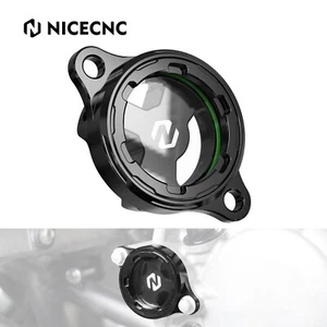 NICECNC Engine Oil Filter Cover Cap For Honda TRX450ER TRX450R 2006-2014 Black - Foto 1 di 12