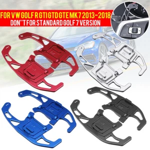 2x Palettes Changement Volant Pour  Golf MK7 R GTD GTE GTI Polo Scirocco 03-18 - Bild 1 von 8