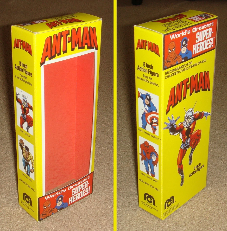 SOLO CAJA MEGO 8" PERSONALIZADA ANT-MAN Foto 1 de 1