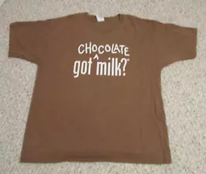 Vintage Brown Got Chocolate Milk? T Shirt Men's Size XL - Picture 1 of 4