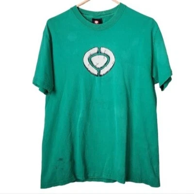CIRCA x VINTAGE 2000 Camiseta Gráfica Circa Zapatos de Skate Logo Camiseta en Verde M Foto 1 de 4