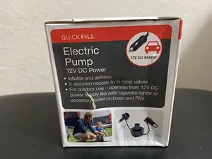 Intex QuickFill DC Elektrische Luftpumpe 12V Autostecker Max Luftstrom 21 2CFM - Beschreibung lesen - Bild 1 von 5