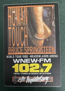 Bruce Springsteen WNEW-FM 102.7 Human Touch Sticker 1992 Meadowlands Arena - Picture 1 of 2