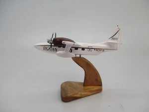 G-73T Mallard Grumman Aircraft Desktop Mahogany Kiln Dried Wood Model Small New - Picture 1 of 5