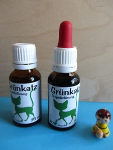 40% Grünkatz Natur Propolis Tinktur Tropfen Imkerqualität Bienenharz 20ml - Picture 1 of 2