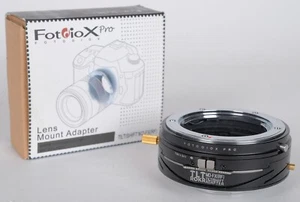 Adaptador de cambio de inclinación Minolta MD Fujifilm X Mount Fotodiox Pro TLT ROKR en caja como nuevo - Imagen 1 de 7