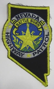 NEVADA Highway Patrol IRON SEW-ON Shoulder Patch Embroidered Cloth 6 x 3.5" - Bild 1 von 4