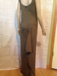 BEAUTIFUL DONNA KARAN Signature Linen Long Summer Dress Size 10 - Picture 1 of 10