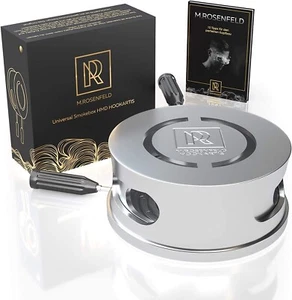 Shisha Kopf Smokebox HOOKARTIS Kamin Aufsatz Doppelring-Boden M. ROSENFELD - Bild 1 von 6
