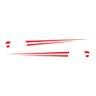 Car Body Vinyl Stickers Decoration Decal Racing Stripes Styling Red Accessories