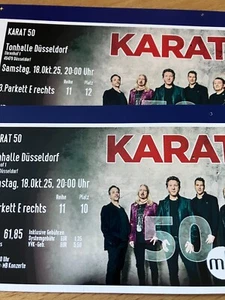 2 Tickets KARAT 50 Jahre Düsseldorf Tonhalle - Bild 1 von 1