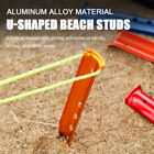 Outdoor Ultra-Light Portable Aluminum Alloy Beach Pegs Camping Tent Seaside Ni