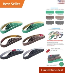 Replacement Belt Kit - Premium Grits for Work Sharp Knife & Tool Sharpener - Picture 1 of 8
