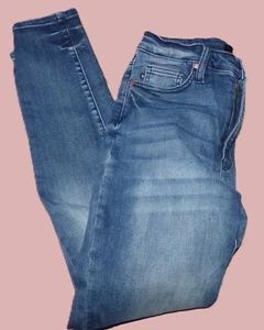 JUDY BLUE WOMENS SIZE 9/29 SKINNY FIT HIGH RISE SKINNY BLUE JEANS - Picture 1 of 4