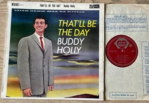 BUDDY HOLLY THAT'LL BE THE DAY LP ACE OF HEARTS (1963) 1B/1B NEAR MINT- ENGLAND - Imagen 1 de 6