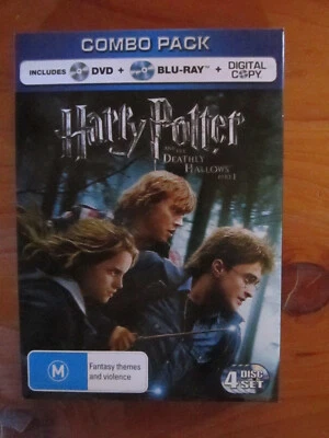 DVD BLU-RAY HARRY POTTER AND THE DEATHLY HALLOWS PART 1  COMBO PACK LIKE NEW - Image 1 of 2