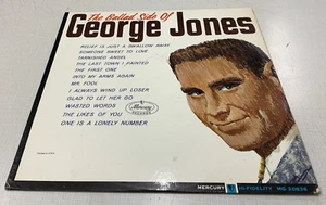 THE BALLAD SIDE OF GEORGE JONES 1963 ORIG MONO PRESS FULLY TESTED VINYL VG+ - Picture 1 of 4