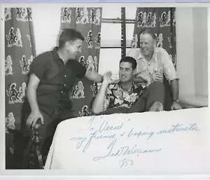 Ted Williams Autographed 8x10 Vintage Photo PSA Letter Boston Red Sox Baseball - Picture 1 of 2