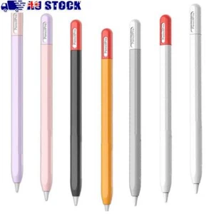 Silicone Stylus Sleeve Shockproof Pencil Protective Shell for Apple Pencil Pro - Picture 1 of 22
