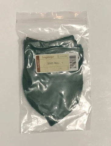Longaberger 2003 Tree Trimming Melody Basket Fabric Liner, Ivy Green, 2763586 Cover