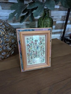 'Fleurs' framed print of antique botanical drawings plants/flowers - Picture 1 of 4
