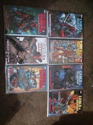 Cable & Deadpool TPB Collection Vol. 1-7 OOP TÍTULO ORIGINAL RARO Estado perfeito - Imagem 1 de 2
