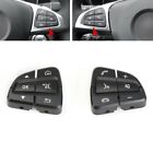 Black Steering Wheel Switch-Button Cover Repair Kit For  2014-2018 W205 C New