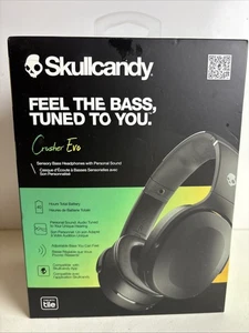 Skullcandy Crusher Evo Wireless Over-Ear Headset - True Black - Photo 1 sur 6