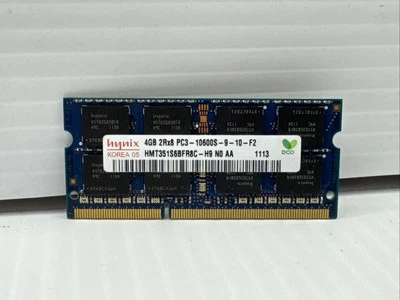 Hynix 4 GB SO-DIMM 1333 MHz memoria SDRAM DDR3 (HMT351S6BFR8C-H9) non testata - Immagine 1 di 4