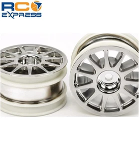 Tamiya M-Chassis 11-Spoke Wheels (Chrome Plated 2 pieces.) TAM54824 - Picture 1 of 1