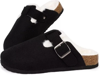 Women's Wide Orthotics Cork Clogs Slippers With Arch Support For Planta - Image 1 of 4