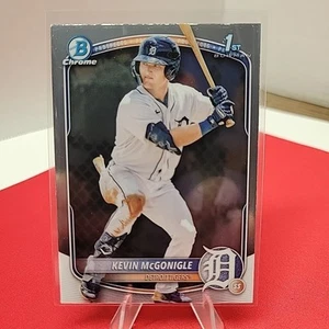 Kevin McGonigle 1st 2025 Bowman Chrome #BCP-79 Prospect Detroit Tigers - Picture 1 of 2