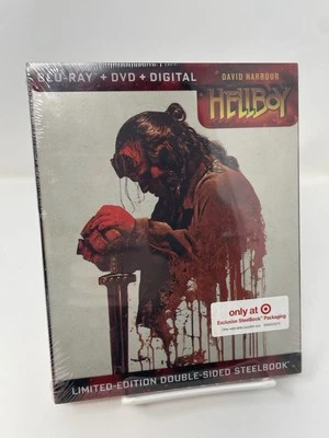 HELLBOY Blu-ray DVD, LIMITED-EDITION DOUBLE-SIDED STEELBOOK New Sealed, Target - Image 1 of 2