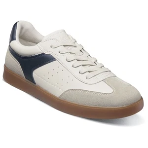 Zapatilla deportiva informal Florsheim Pace Bone de cuero múltiple con cordones (talla de hombre de EE. UU.) - Imagen 1 de 10