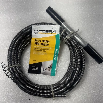 Cobra Products 20250 Drain Auger, 3/8-Inch-by-25-Foot - Image 1 of 4