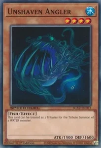 Yugioh! Unshaven Angler - SGX2-END13 - Common - 1st Edition Near Mint - Picture 1 of 1