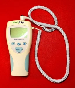 Welch Allyn 01692-000 SureTemp Plus Thermometer With Probe & Probe Covers USA - Picture 1 of 9