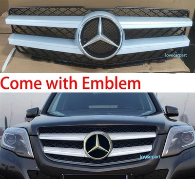 Гриль для Mercedes Benz GLK X204 GLK280 300 GLK350 2010 2011 2012 с эмблемой - Изображение 1 из 4