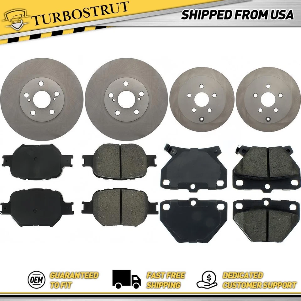 Kit de pastillas de freno delanteras y traseras OE para Toyota Celica 2000-2005 1,8 L Foto 1 de 1