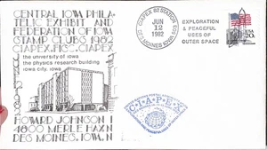 1982 U.N. Postal Administration Exploration And Peaceful Use Of Space Cover 2 - Picture 1 of 2