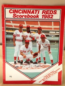1982 & 1983 Cincinnati Reds vs Houston Astros, Unscored Scorebook/Good Condition - Picture 1 of 20