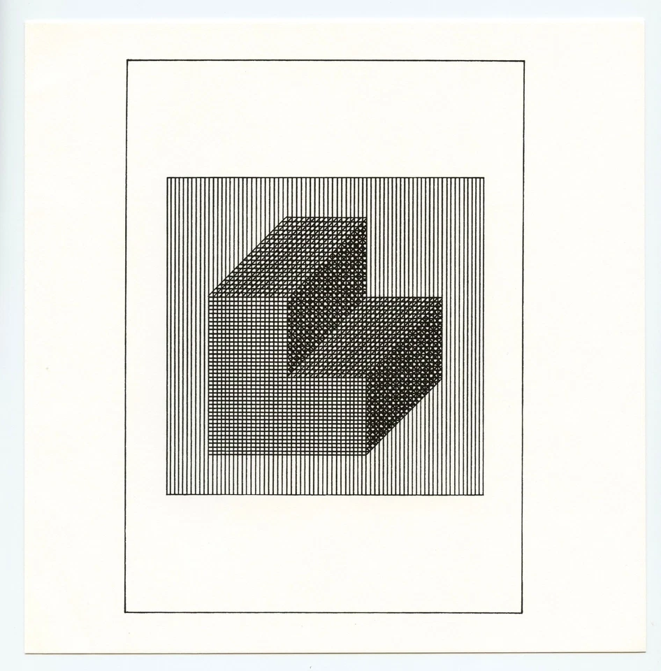 Sol LeWitt шелкография - напечатано в 1984 h - Изображение 1 из 1