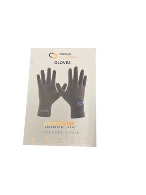 Coppervibe Vibration + Heat Therapy Gloves: Hand Massage, Helps Circulation 🔥 - Image 1 of 4