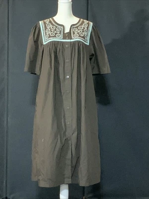 Vestido Go Softly Patio Con Bordado Aguamarina Usado en Excelente Condición Talla Mediana Foto 1 de 2