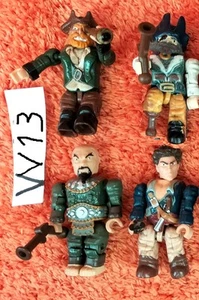 Figurines W13: 4 Pirates des Caraïbes Mega bloks compatible légo - Caribbean - Imagen 1 de 1