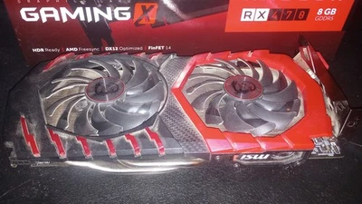 MSI AMD RADEON RX 470 GAMING 8GB GDDR5 PCI EXPRESS 3.0 X16 with original box - Image 1 of 4