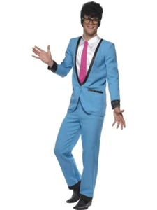 Men's 50s 1950s Teddy Boy Suit Buddy Fancy Dress Costume by Smiffys - Picture 1 of 3